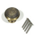 Antique Brass Knobs for Drawers - Rajwadi Style Zinc Craft Design ( pack of 2 )