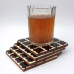 Black Resin Table Coaster Set – Pack of 4 for Tea, Coffee & Dining Table