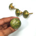 Brass Knobs for Drawers | Pack of 4 | Vintage Vibes | Stylish - Green