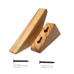 Wooden Triangle Coat Hooks for Wall - Pack of 2, Modern Design for Entryways