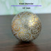 Etched Brass Cabinet Knobs for Cupboard Doors, Drawers, Pulls - Set of 4