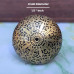 Golden Bronze Mughal Pattern Brass Door Knobs (Set of 4)