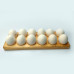 Handmade Wooden Egg Tray – Holds 12 Eggs for Kitchen & Fridge Storage