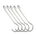 Heavy Duty Stainless Steel S Hooks for Hanging (6 Inches) - Pack of 5