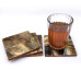 Marble Style Resin Tea Cup Coasters – Set of 4