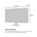 Nonwoven Monitor Cover Compatible for Lenovo 24-Inch LED Monitor, Washable