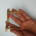 MOP Brass Cabinet Pulls Drawer Handles, Golden Pulls, Set of 2