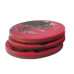 Red Round Resin Coaster Set – Pack of 4 for Tea, Coffee & Dining Table