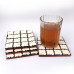 Resin Style Table Coaster Set – Pack of 4 for Tea, Coffee & Dining Table