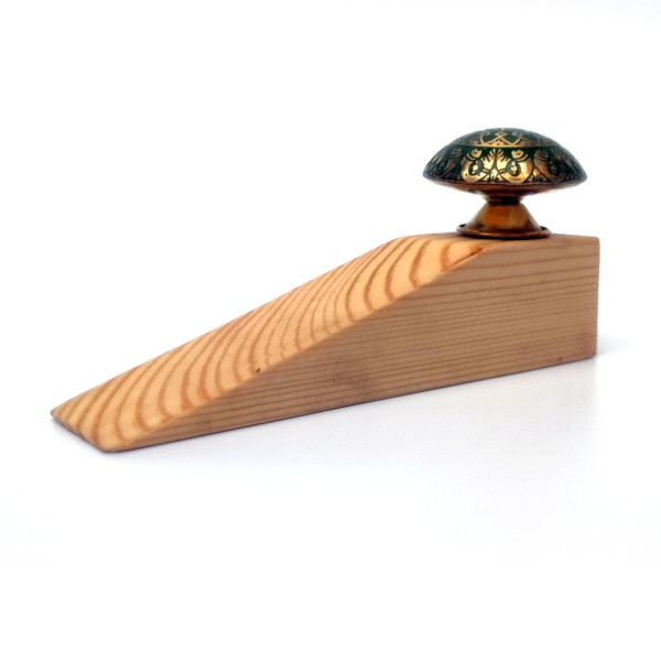 Wooden Door Stopper Wedge – Non-Slip Door Stop Protector for All Surfaces