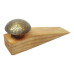 Wooden Door Stopper Wedge with Art Knob Handle – Non-Slip Door Stop Protector| Pack of 1