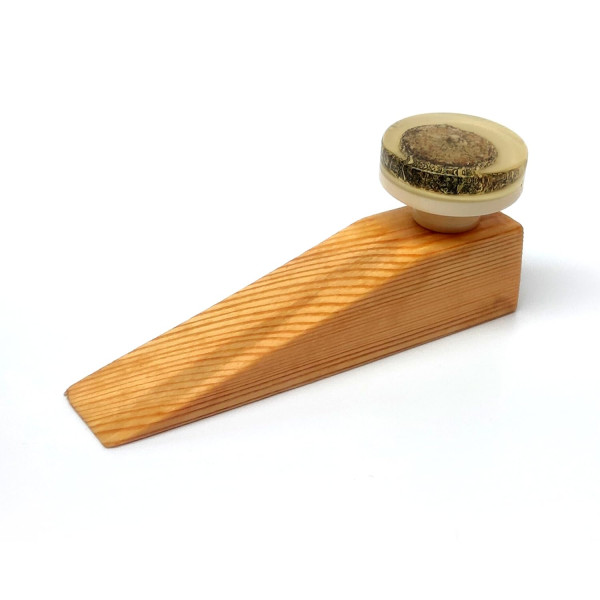 Wooden Resin Door Stopper Wedge – Eco-Friendly, Non-Slip  (Pack of 1)